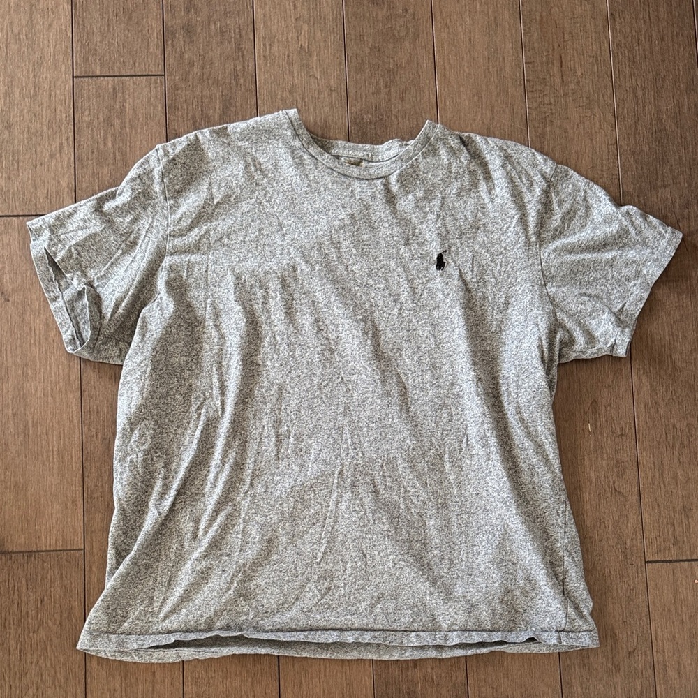 Polo by Ralph Lauren Men's Heather Gray Short-Sleeve Crew Tee